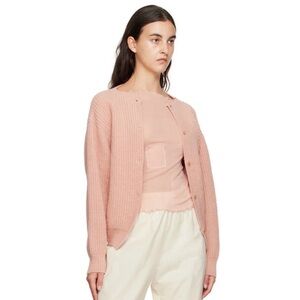 Elegant Blush Cardigan Sweater